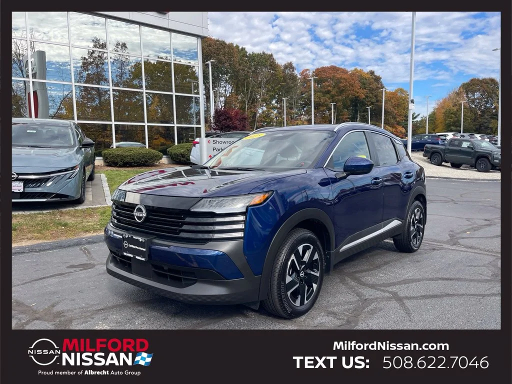 Certified Used 2025 Blue Nissan SV image 1