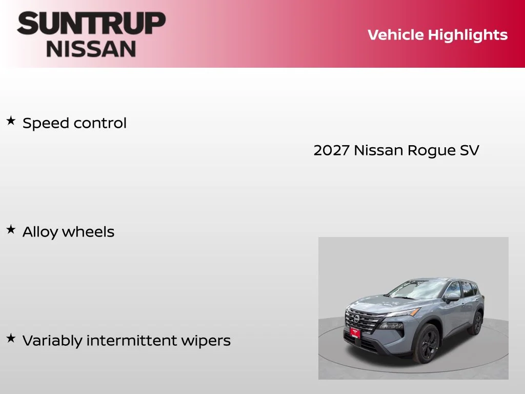 New 2027 Gray Nissan SV image 30
