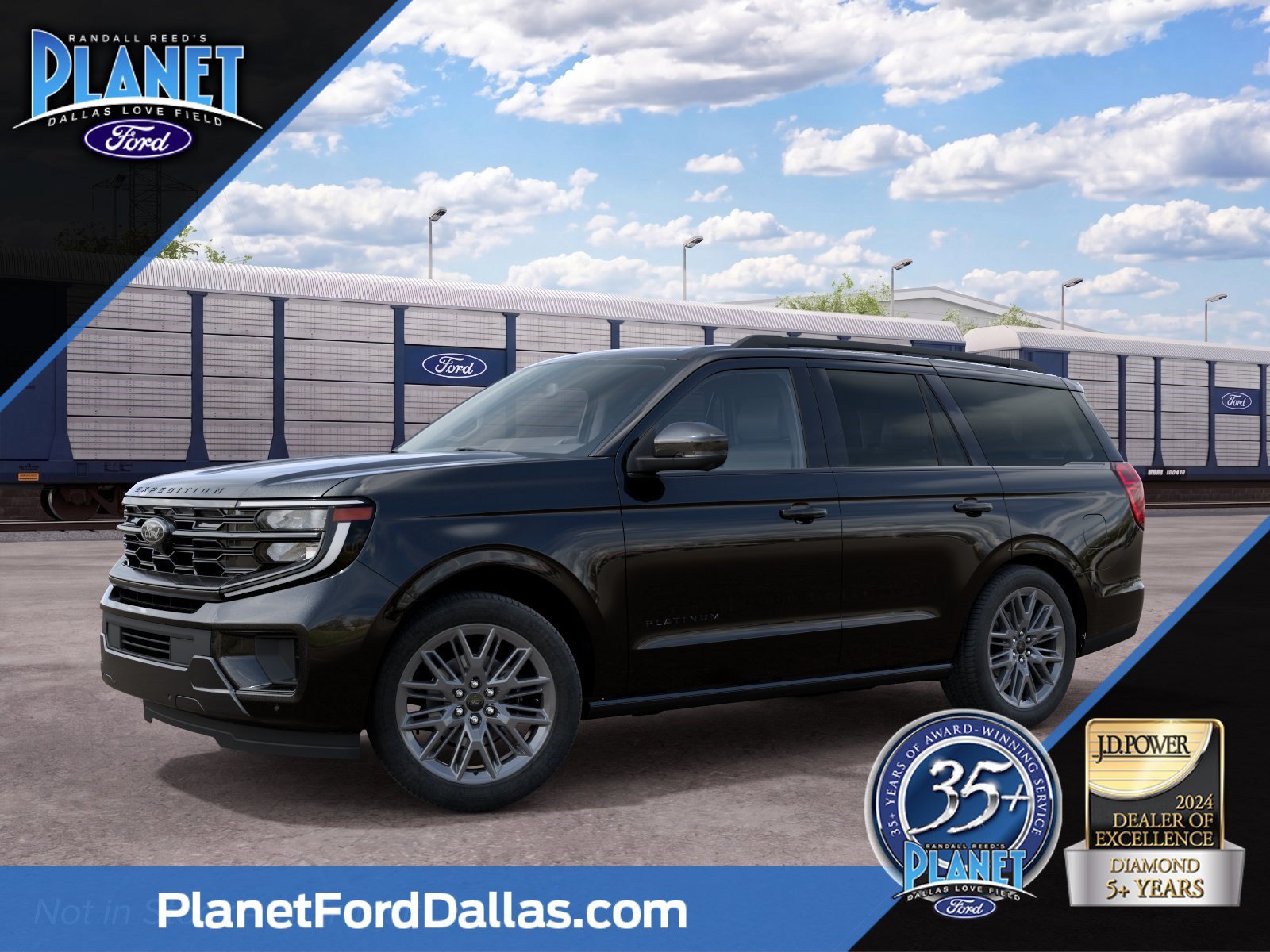 New 2027 Agate Black Metallic Ford Platinum image 1