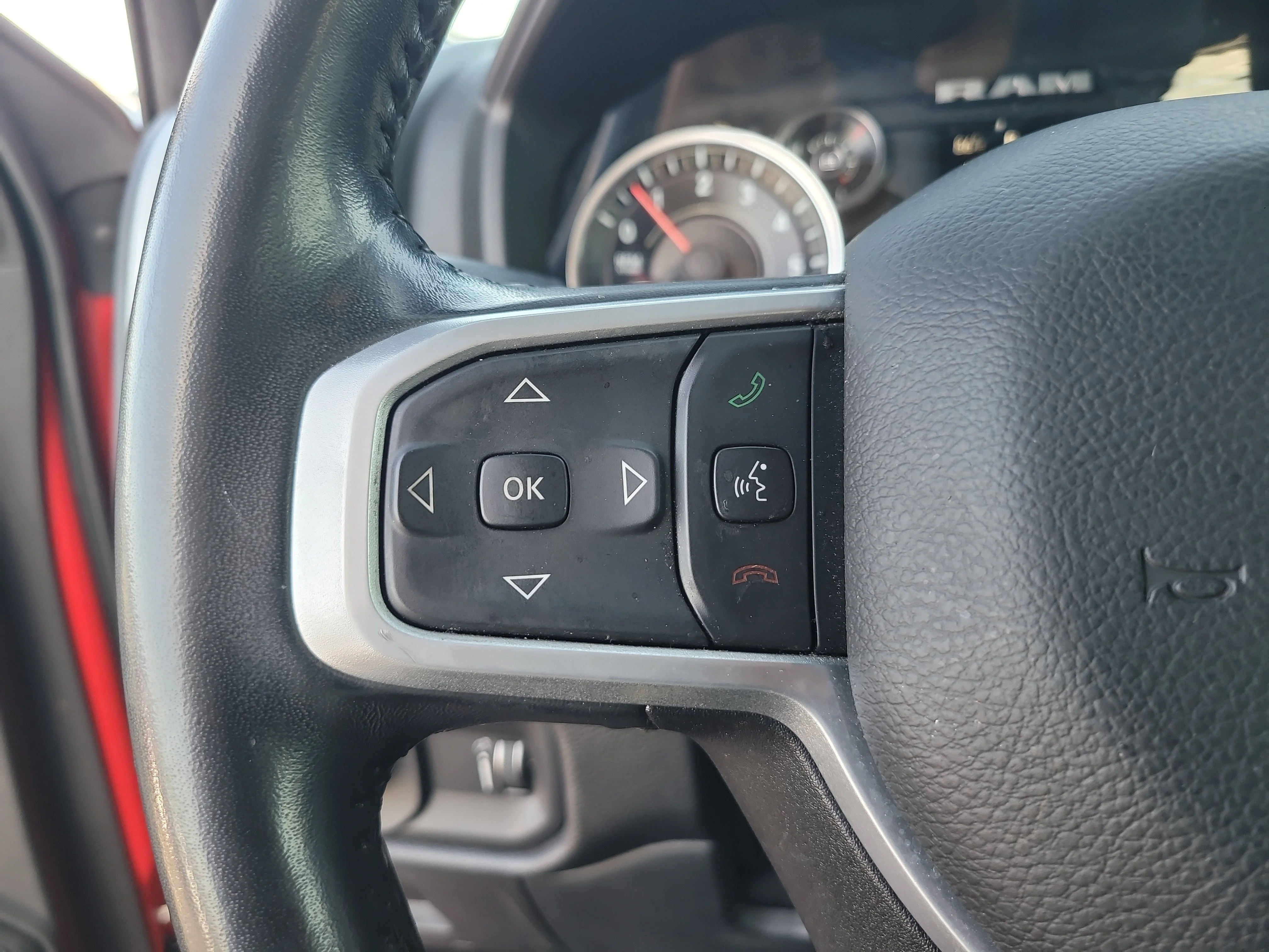 Used 2023 Flame Red Clearcoat Ram Big Horn image 27
