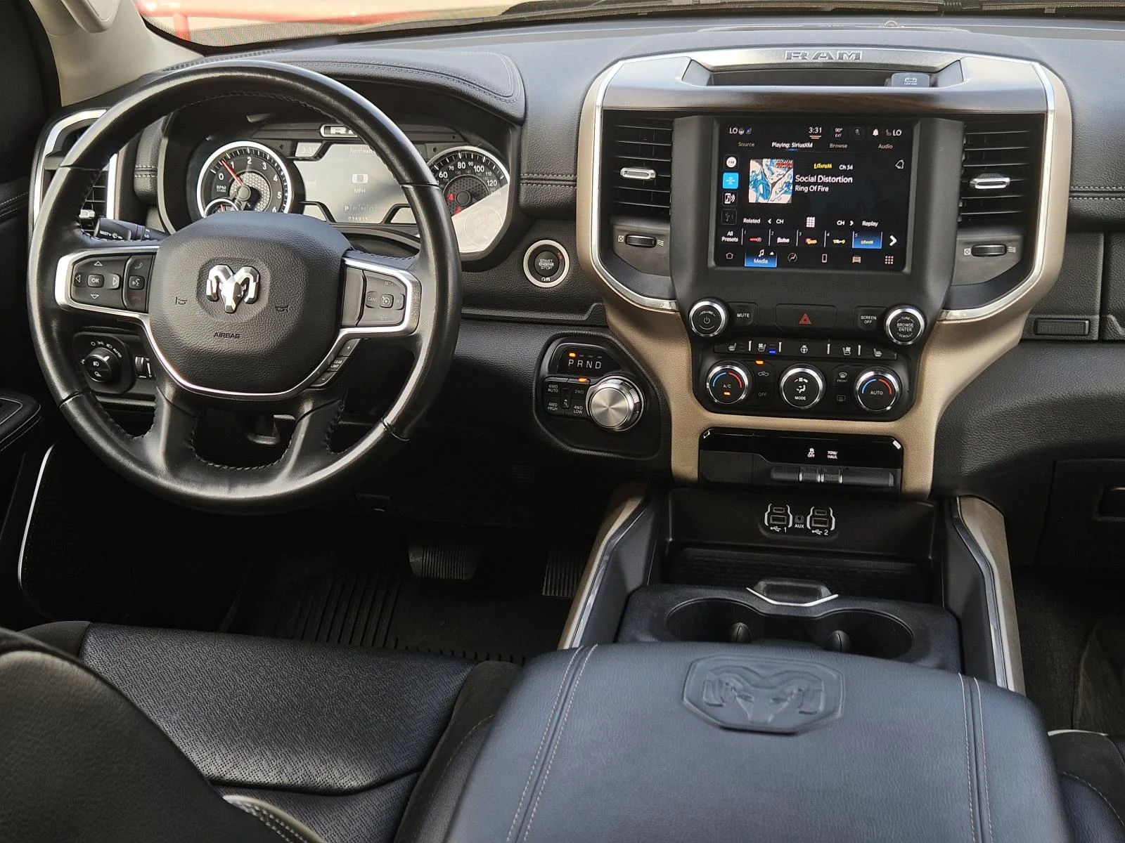 Used 2022 Black Ram Laramie 4x4 Crew Cab 5