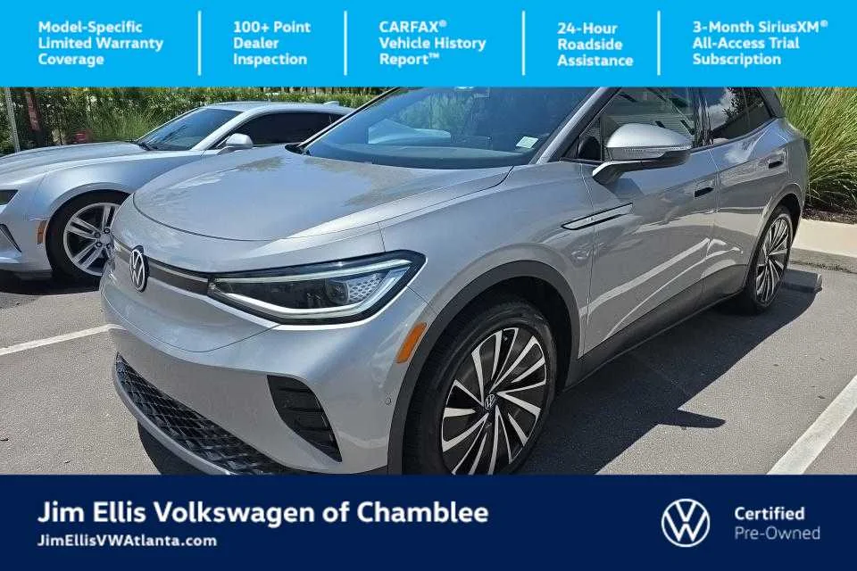 Certified Used 2024 Silver Mist Metallic Volkswagen S image 1