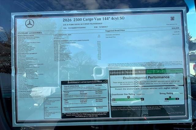 New 2026 Arctic White Mercedes-Benz Cargo 144 WB image 17