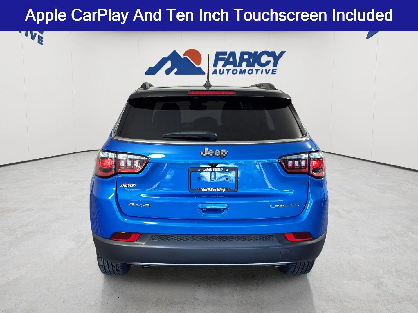 Used 2023 Laser Blue Pearlcoat Jeep Limited image 6
