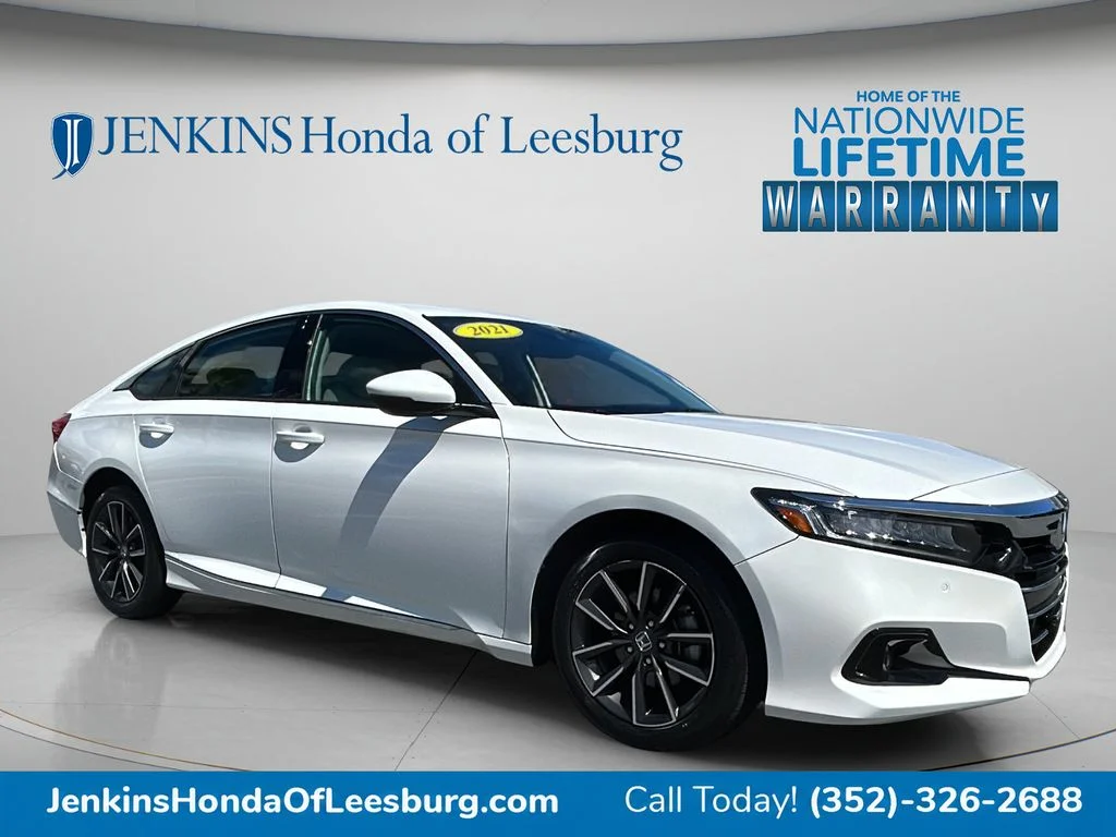 Used 2021 White Honda EX-L image 1
