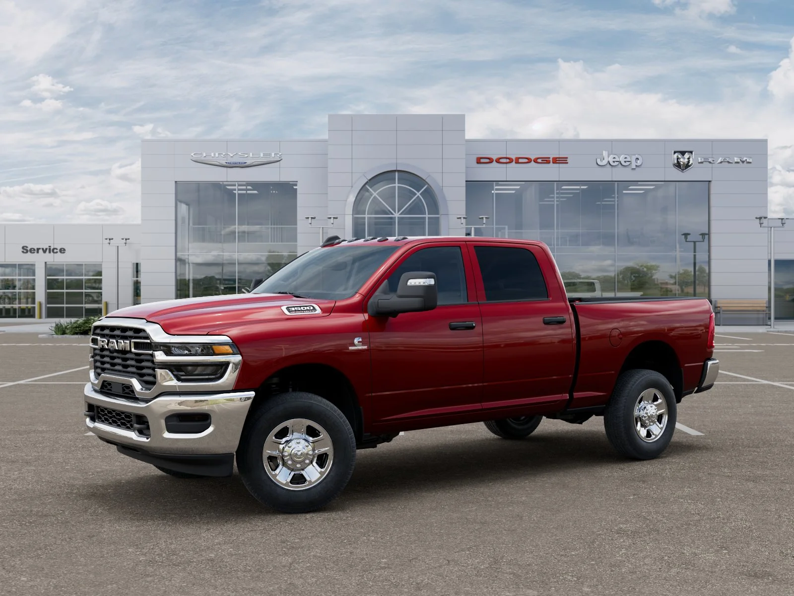 New 2026 Molten Red Pearl-Coat Exterior Paint RAM Tradesman image 33