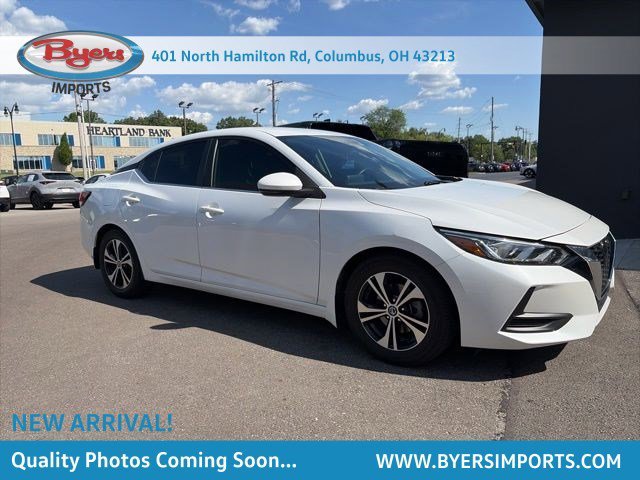 Used 2020 Aspen White Tricoat Nissan SV image 1