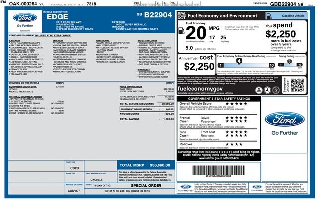 Certified Used 2016 Silver Ford SEL image 9