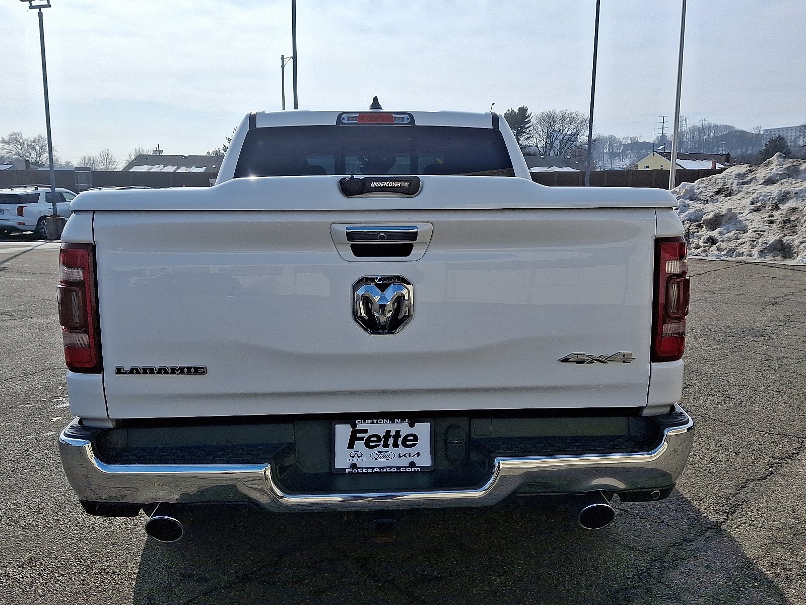 Used 2022 Bright White Clearcoat - PW7 Ram Laramie Crew Cab 4x4 5