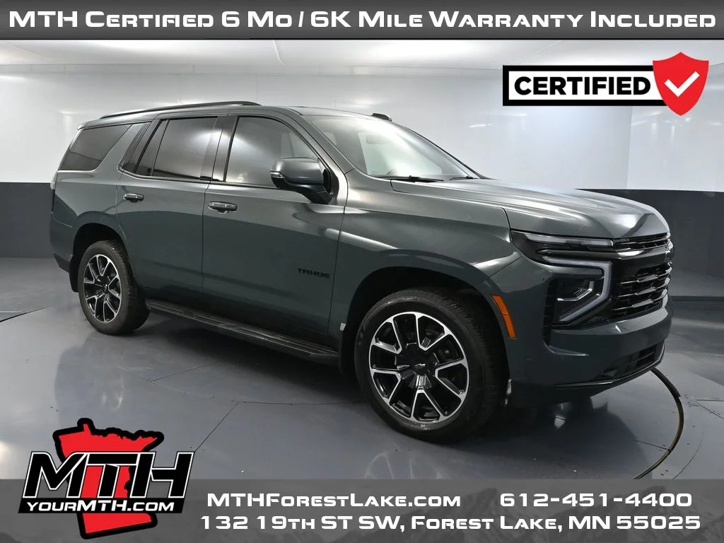 Certified Used 2025 Gray Chevrolet RST image 1