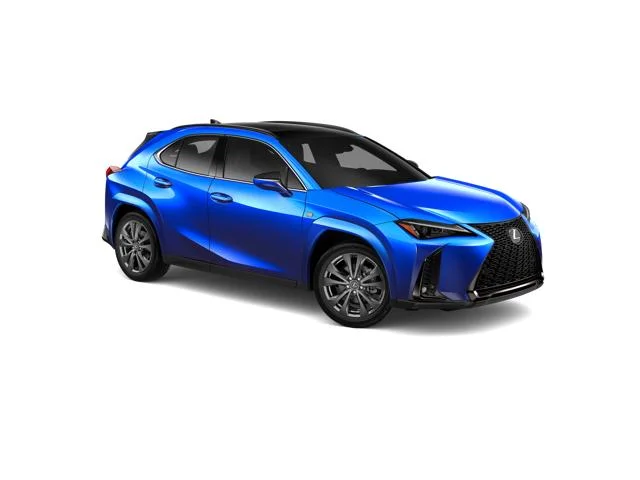 New 2026 Ultrasonic Blue Mica 2.0 with Obsidian roof Lexus F SPORT Design image 4