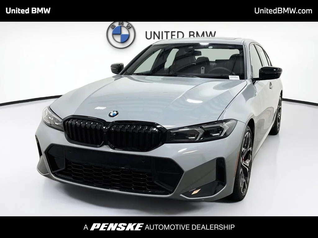 New 2026 Gray Metallic BMW 330i image 1