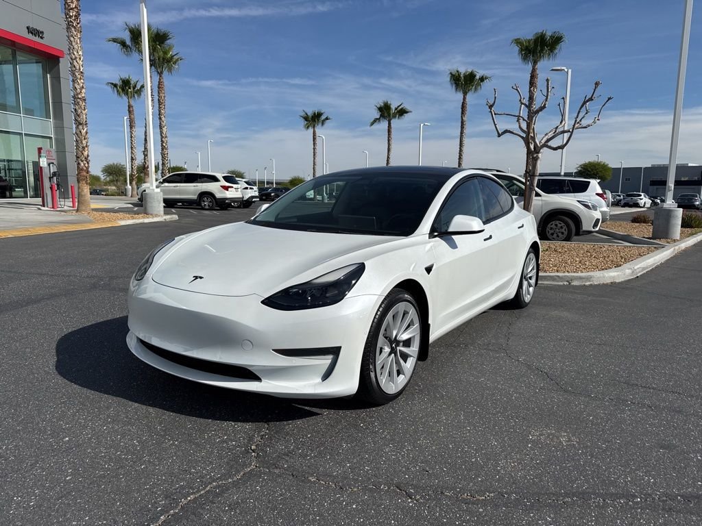 Used 2022 Tesla Model 3 Long Range with VIN 5YJ3E1EB6NF211517 for sale in Victorville, CA