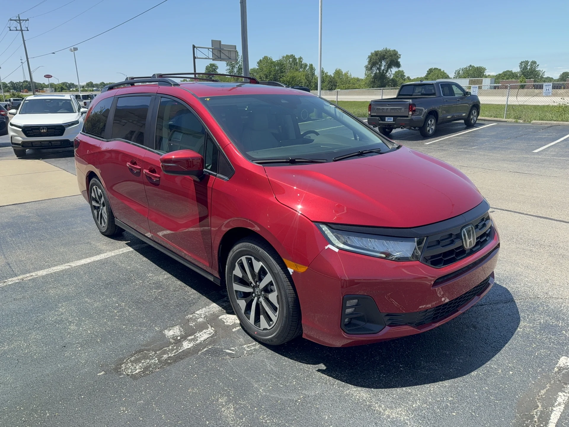 New 2026 Radiant Red Metallic II Honda EX-L image 3