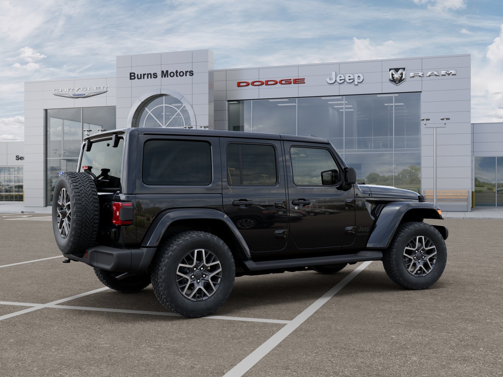 New 2026 Black Clear-Coat Exterior Paint Jeep Sahara 4-Door image 30