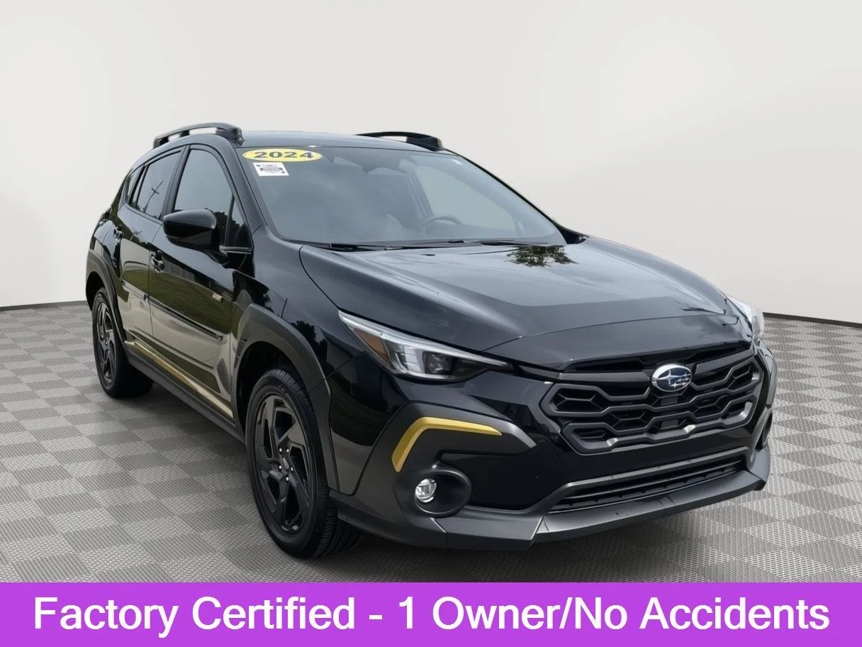 Certified Used 2024 Crystal Black Silica Subaru Sport image 1