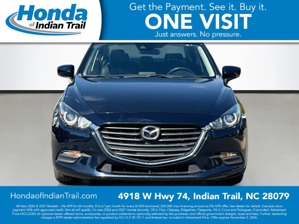 Used 2018 Mazda Mazda3 Touring with VIN 3MZBN1V35JM221642 for sale in Indian Trail, NC