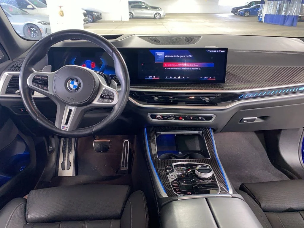 Used 2024 Marina Bay Blue Metallic BMW M60i image 9