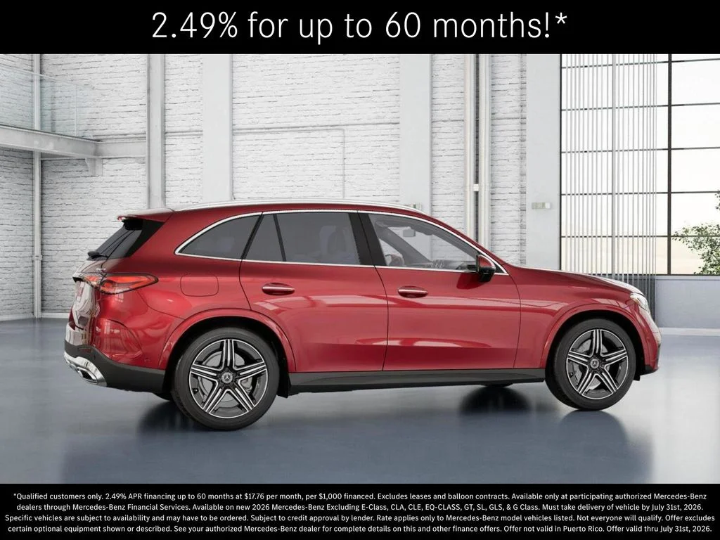 New 2026 MANUFAKTUR Patagonia Red Metallic Mercedes-Benz GLC 300 image 18