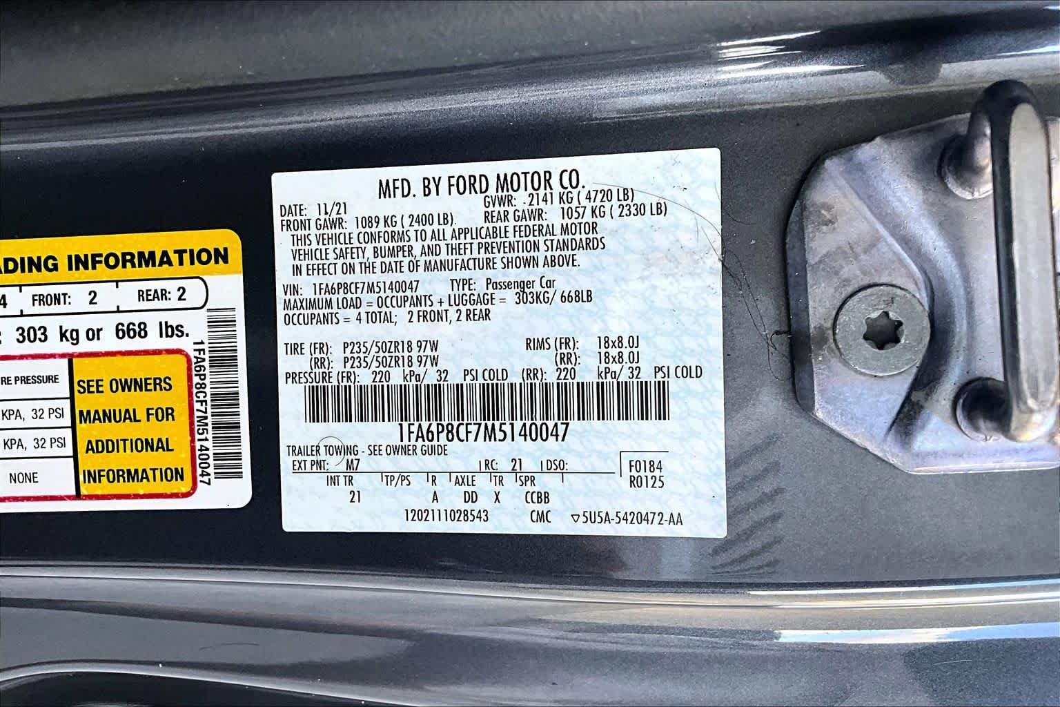Used 2021 Carbonized Grey Ford GT image 28