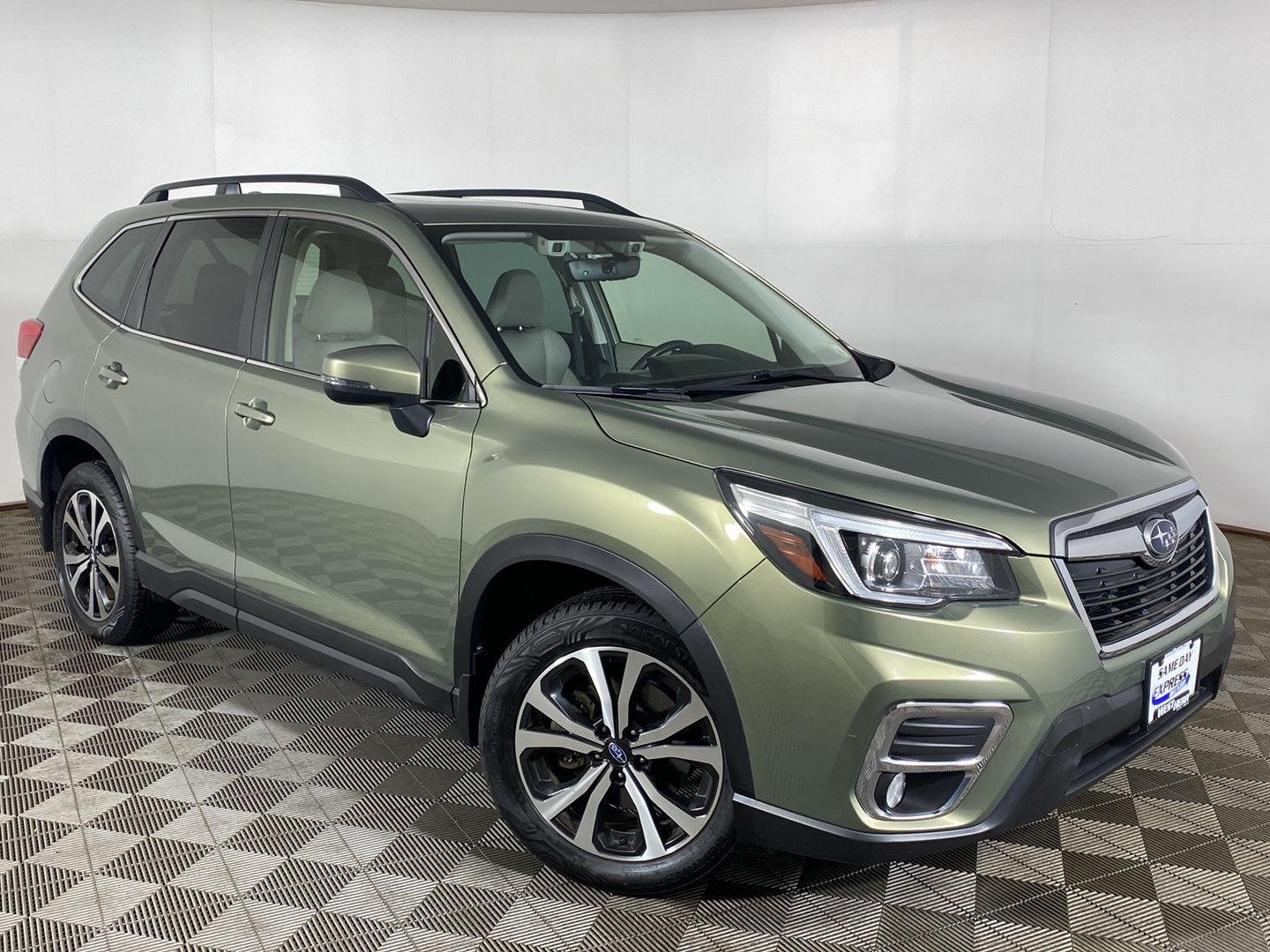 Used 2020 Jasper Green Metallic Subaru Limited image 1