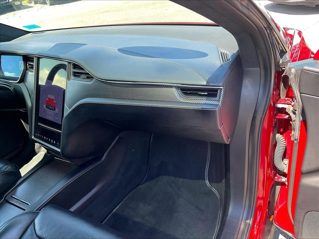 Used 2018 Red Tesla P100D image 12