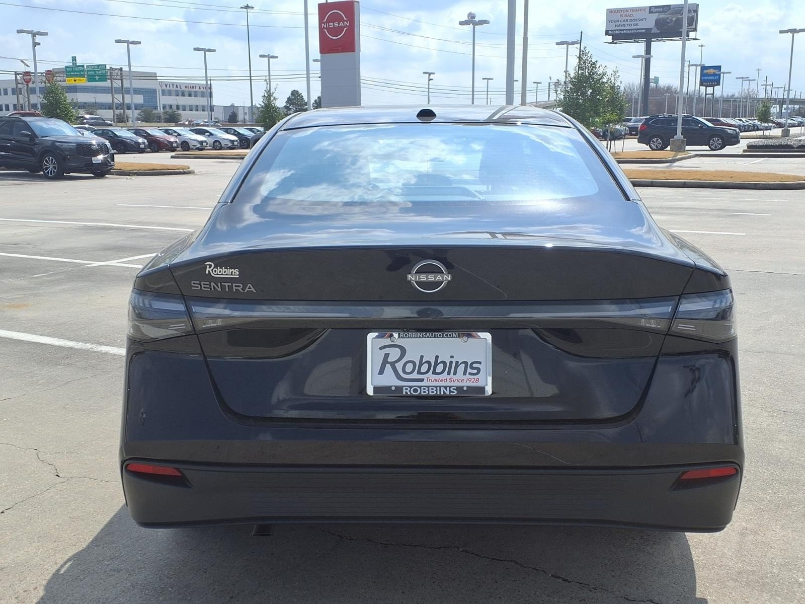 2026 Nissan Sentra SV Black at Robbins Nissan