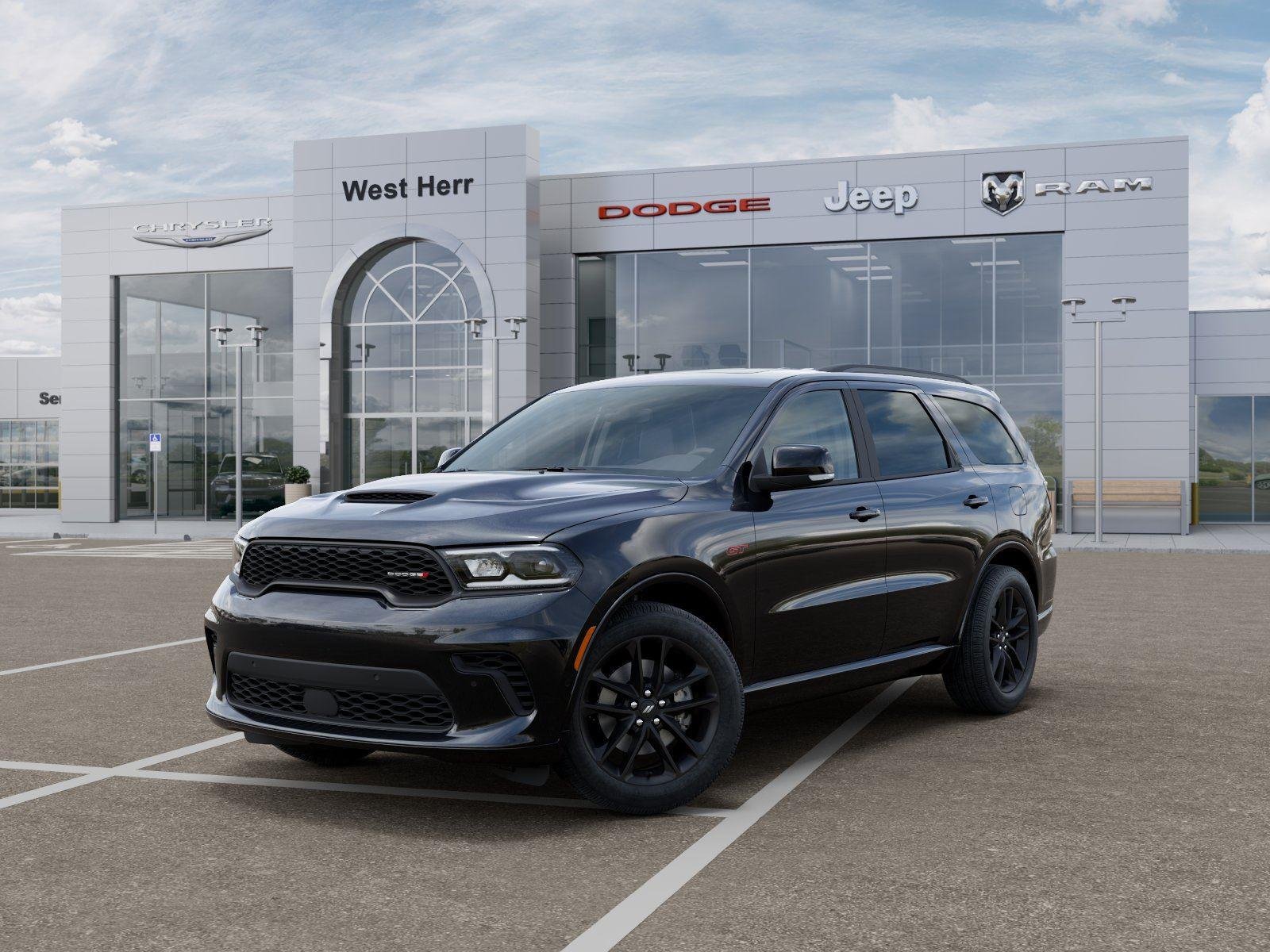New 2026 Diamond Black Clear-Coat Exterior Paint Dodge DURANGO GT PLUS AWD image 1