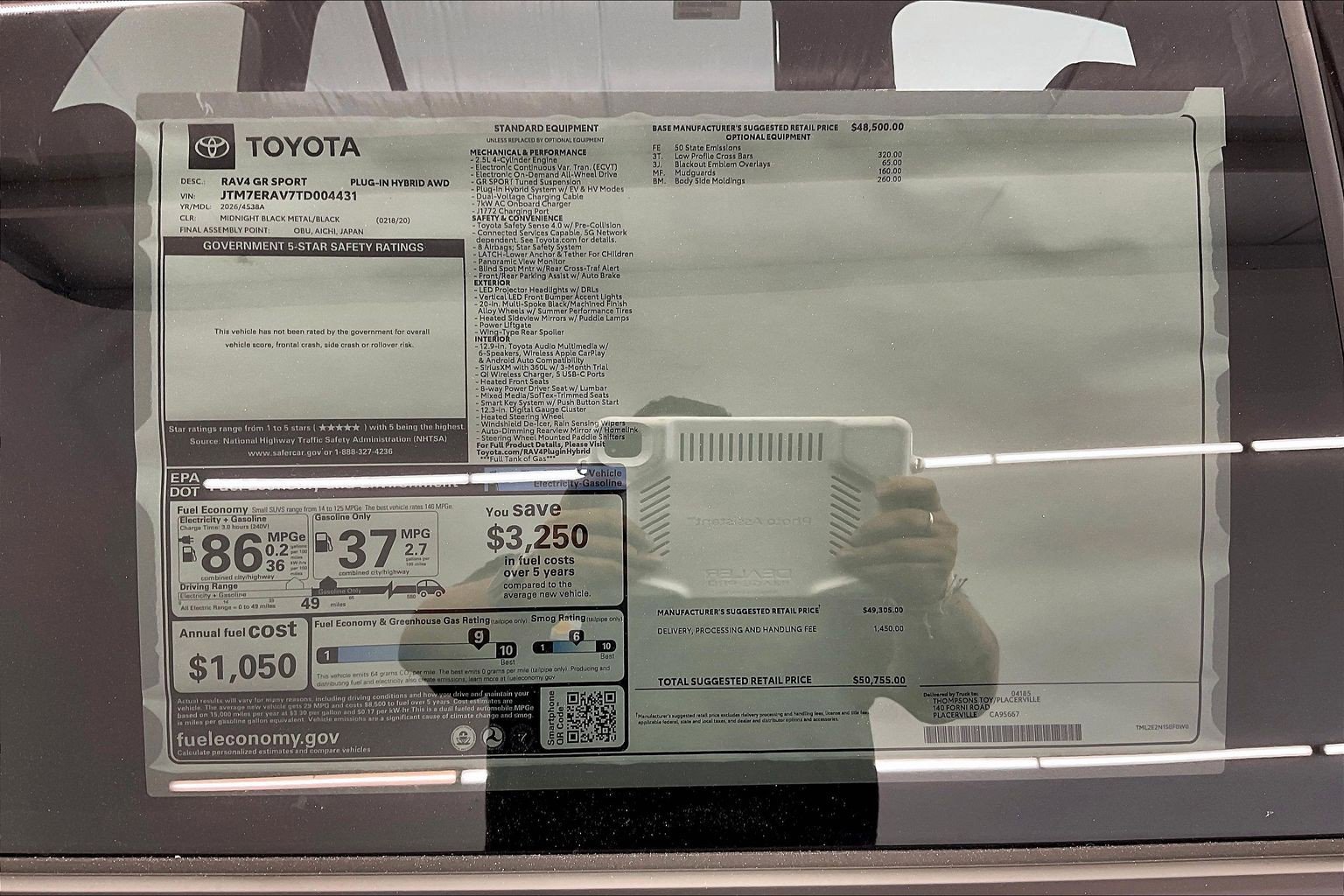 New 2026 Midnight Black Metallic Toyota GR SPORT image 21