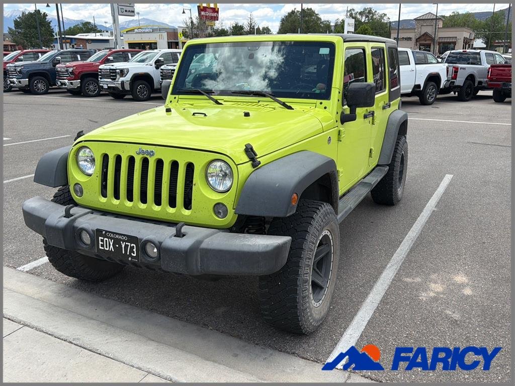 Used 2016 Hypergreen Clearcoat Jeep Sport image 1