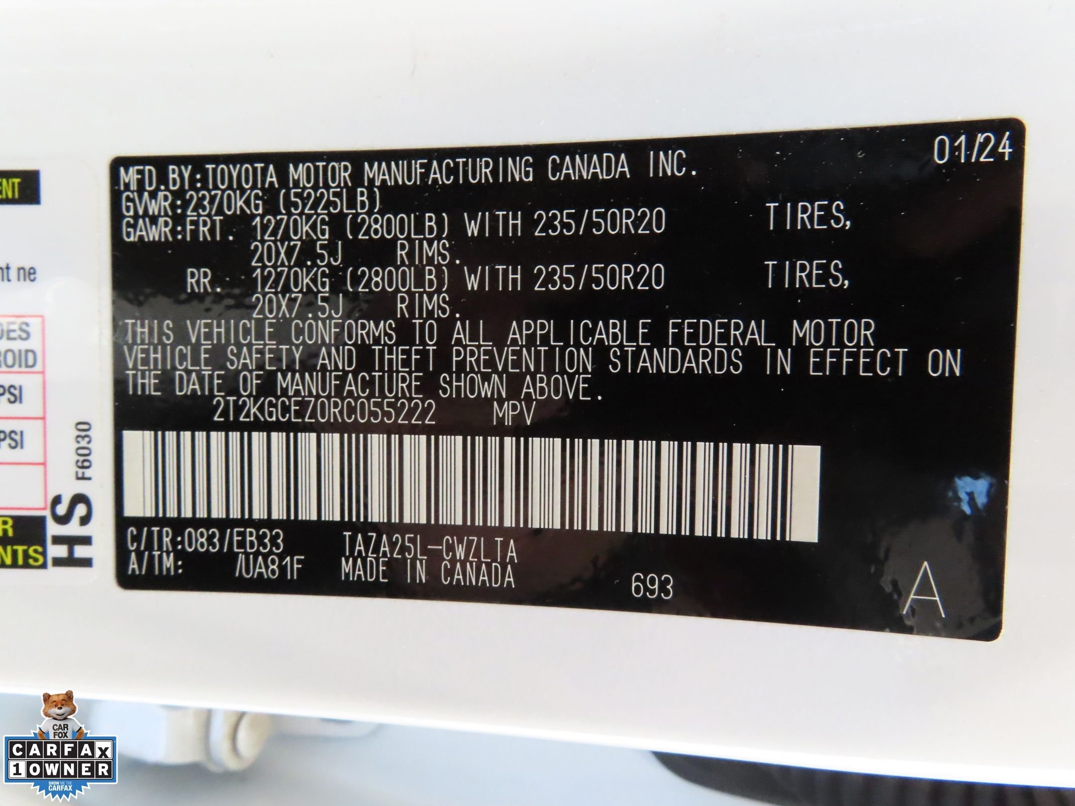 Used 2024 White Lexus 350 F SPORT Handling image 30