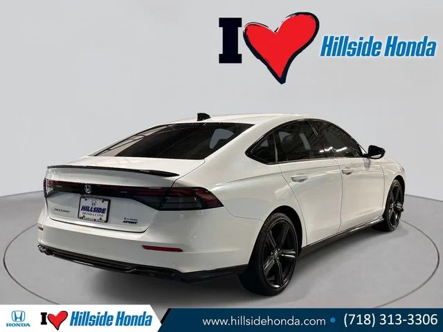 Certified Used 2023 Platinum White Pearl Honda HYBRID SPORT-L image 5