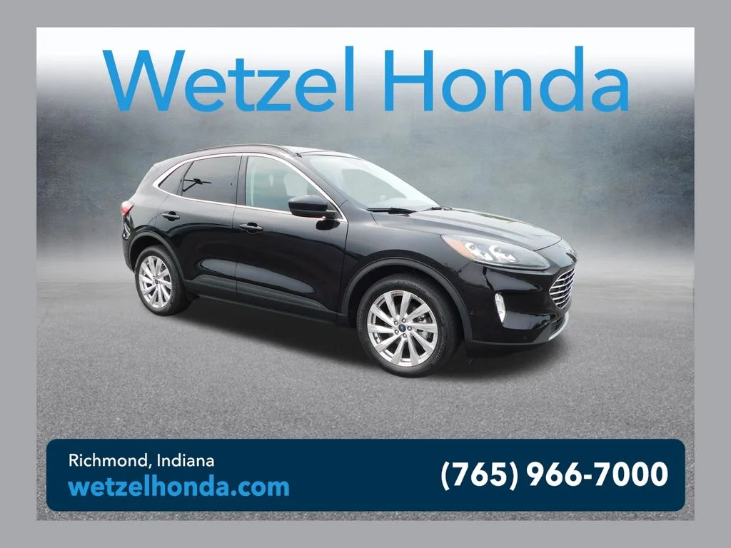 Used 2022 Black Ford Titanium image 1