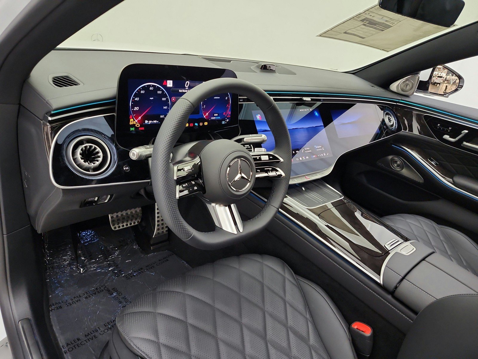 New 2027 MANUFAKTUR Moonlight White Metallic Mercedes-Benz S 580 4MATIC® Sedan image 30