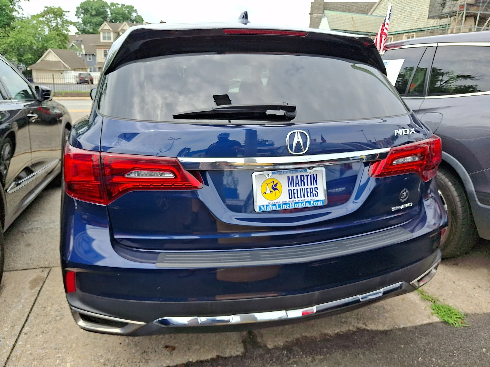 Used 2017 Fathom Blue Pearl Acura w/Technology Pkg image 5