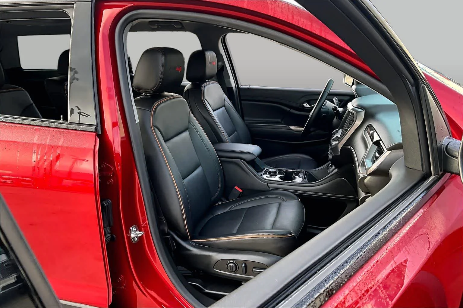 Used 2023 VOLCANIC RED TINCOAT GMC AT4 image 16