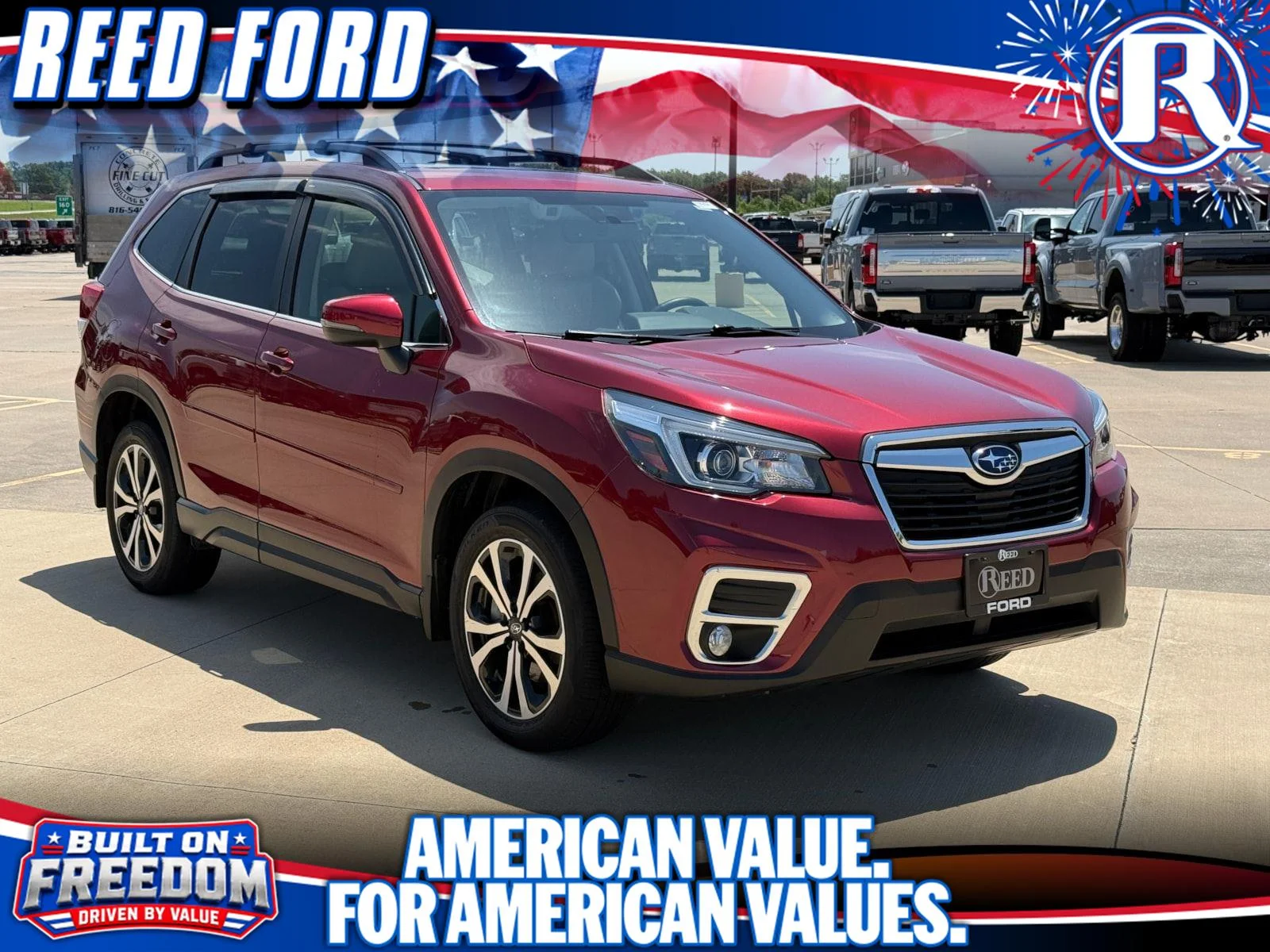 Certified Used 2020 Crimson Red Pearl Subaru Limited image 1