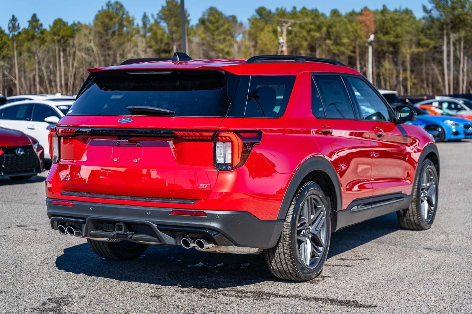 New 2026 Rapid Red Metallic Tinted Clearcoat Ford ST image 4