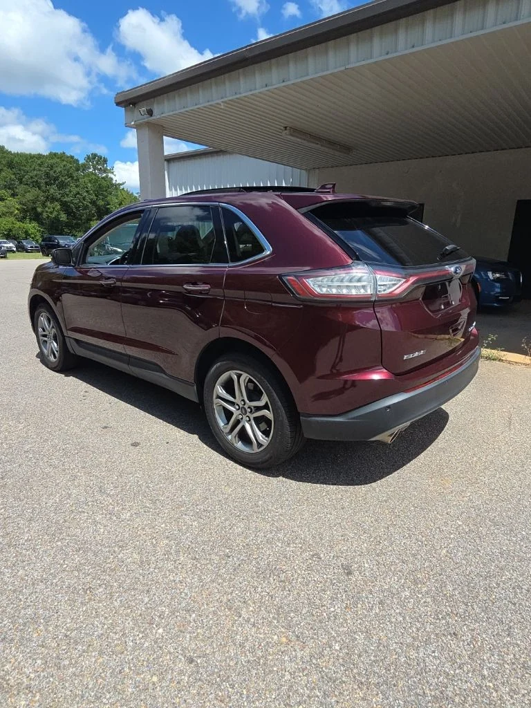 Used 2017 Red Ford Titanium image 3