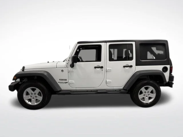 Used 2018 White Jeep Unlimited Sport image 5