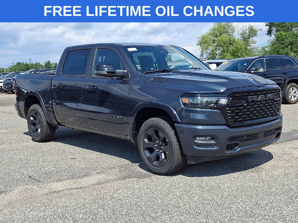 New 2027 Forged Blue Metallic Exterior Paint RAM Big Horn image 1
