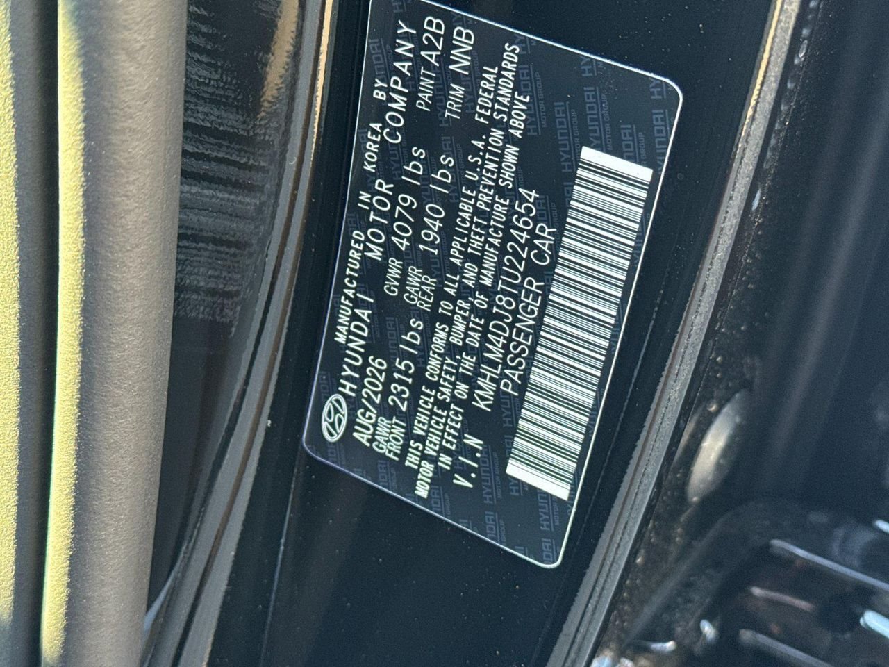 New 2026 Black Hyundai SEL Sport Plus image 25
