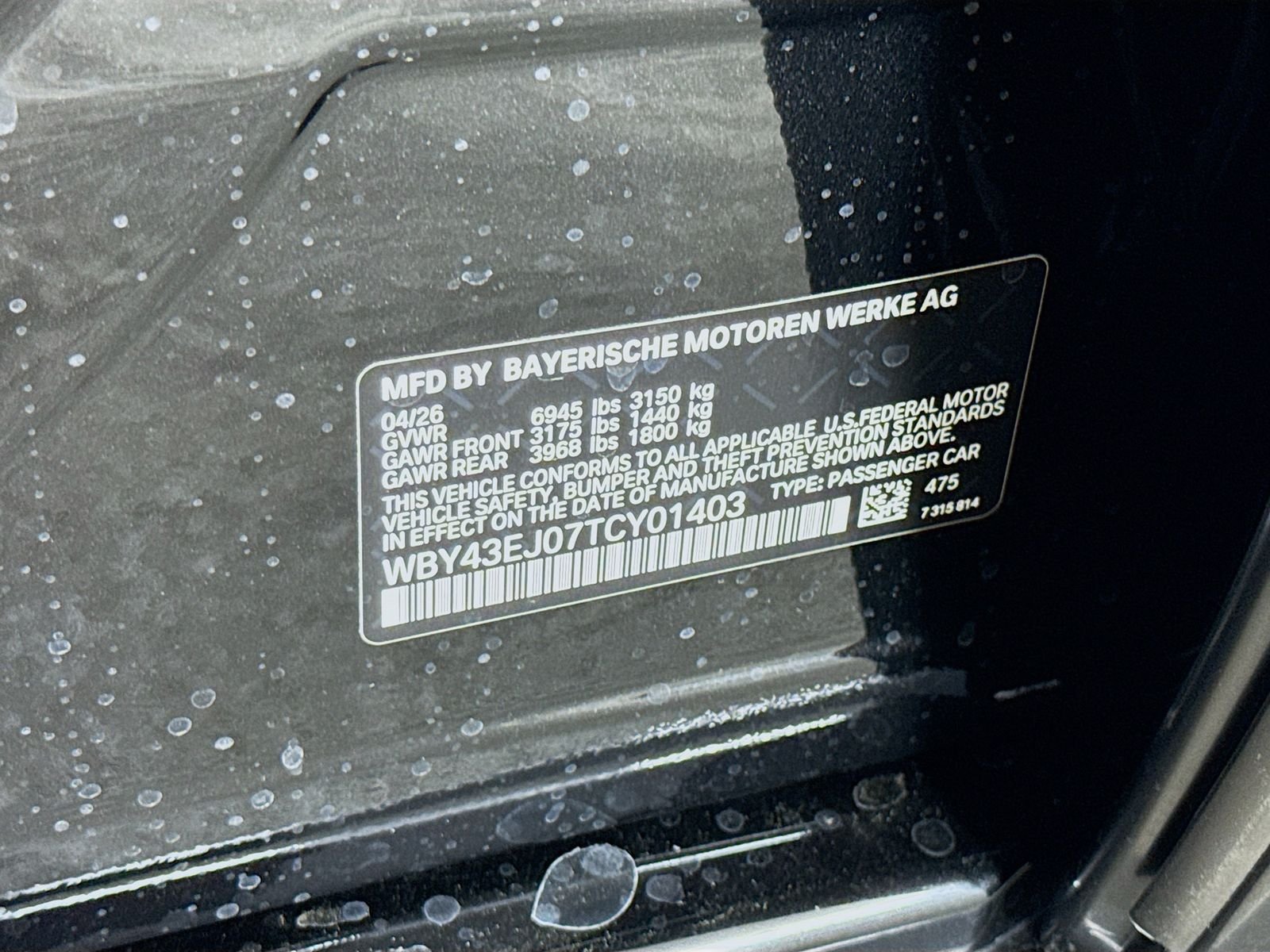 New 2026 Black Sapphire Metallic BMW eDrive50 image 34