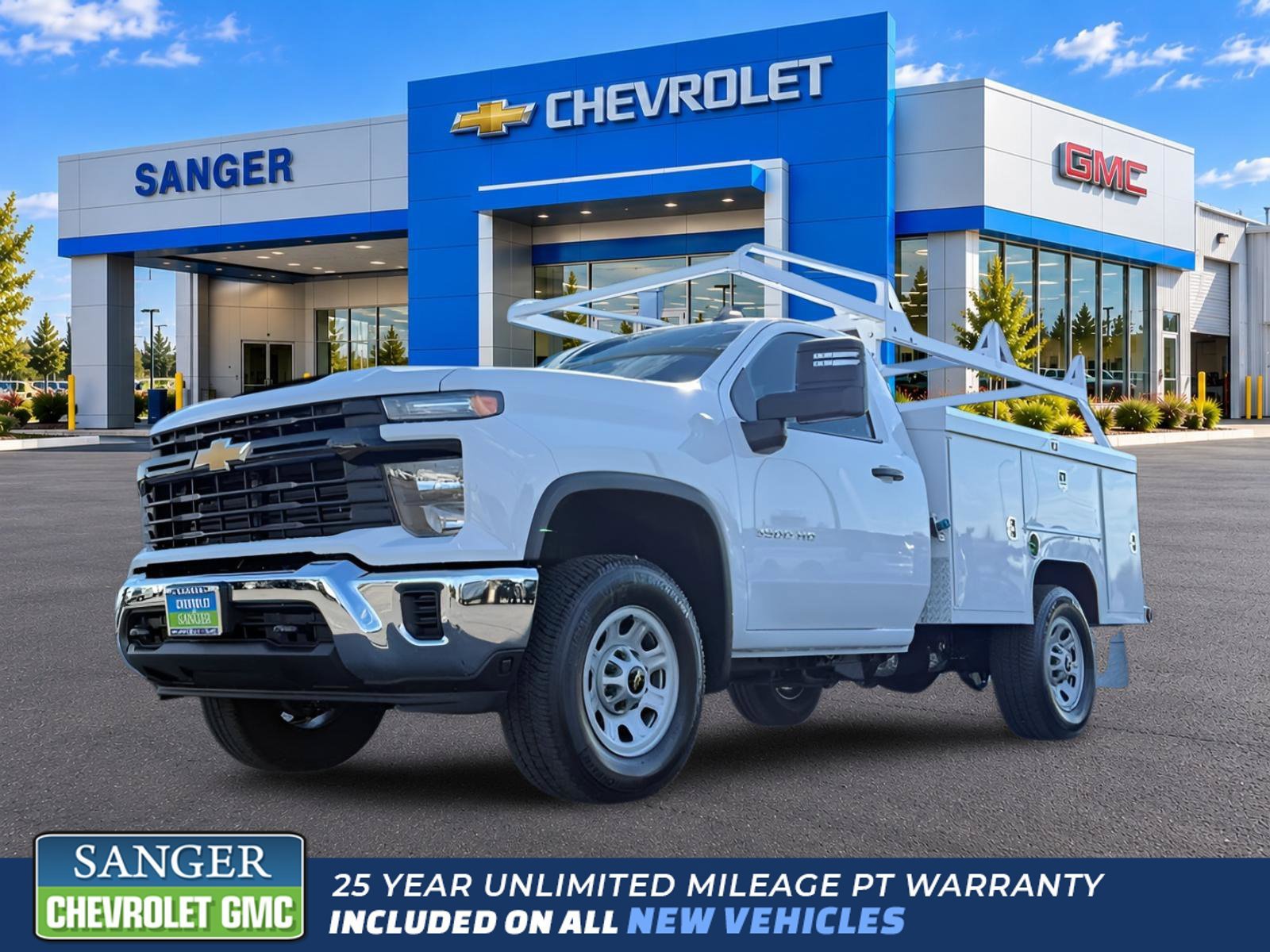 2026 Chevrolet Silverado 3500 HD WT Regular Cab for sale - Stock #26T209 - White - New at My True Fleet