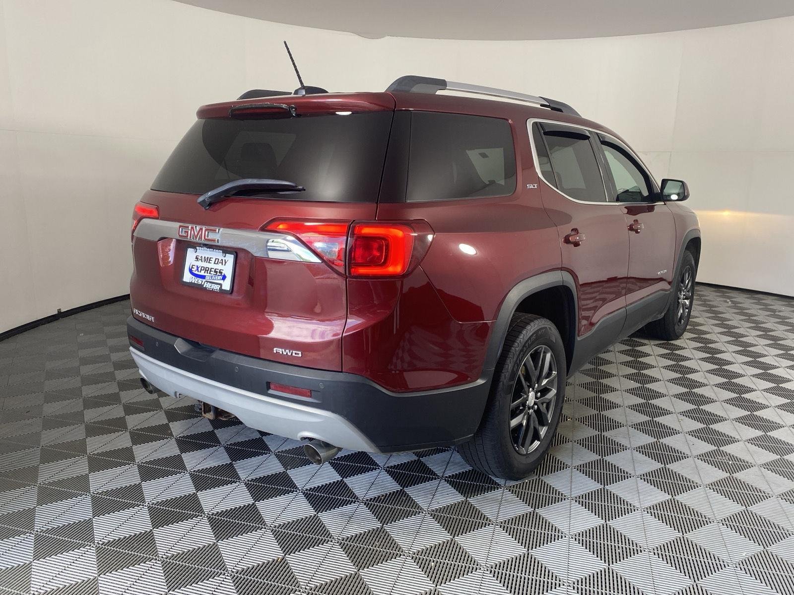 Used 2017 Crimson Red Tintcoat GMC SLT image 9