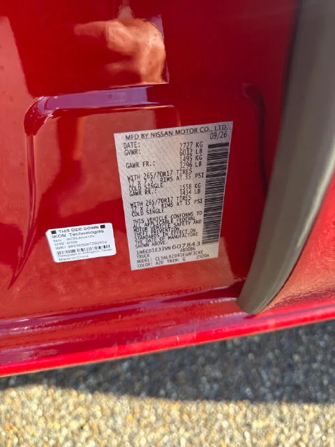 New 2027 Red Alert Nissan Crew Cab SV image 28