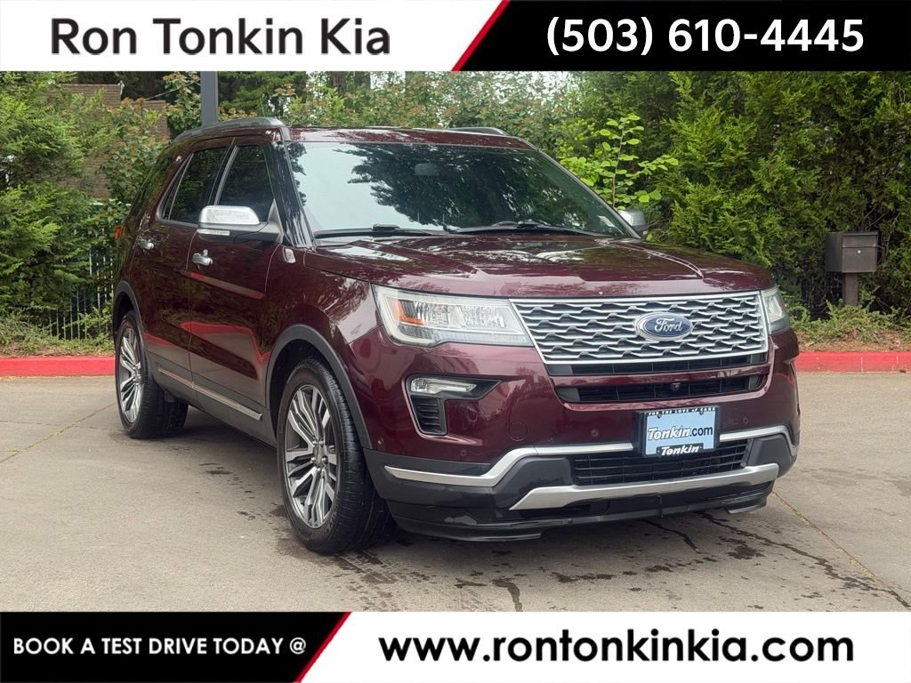 Used 2018 Burgundy Ford Platinum image 1