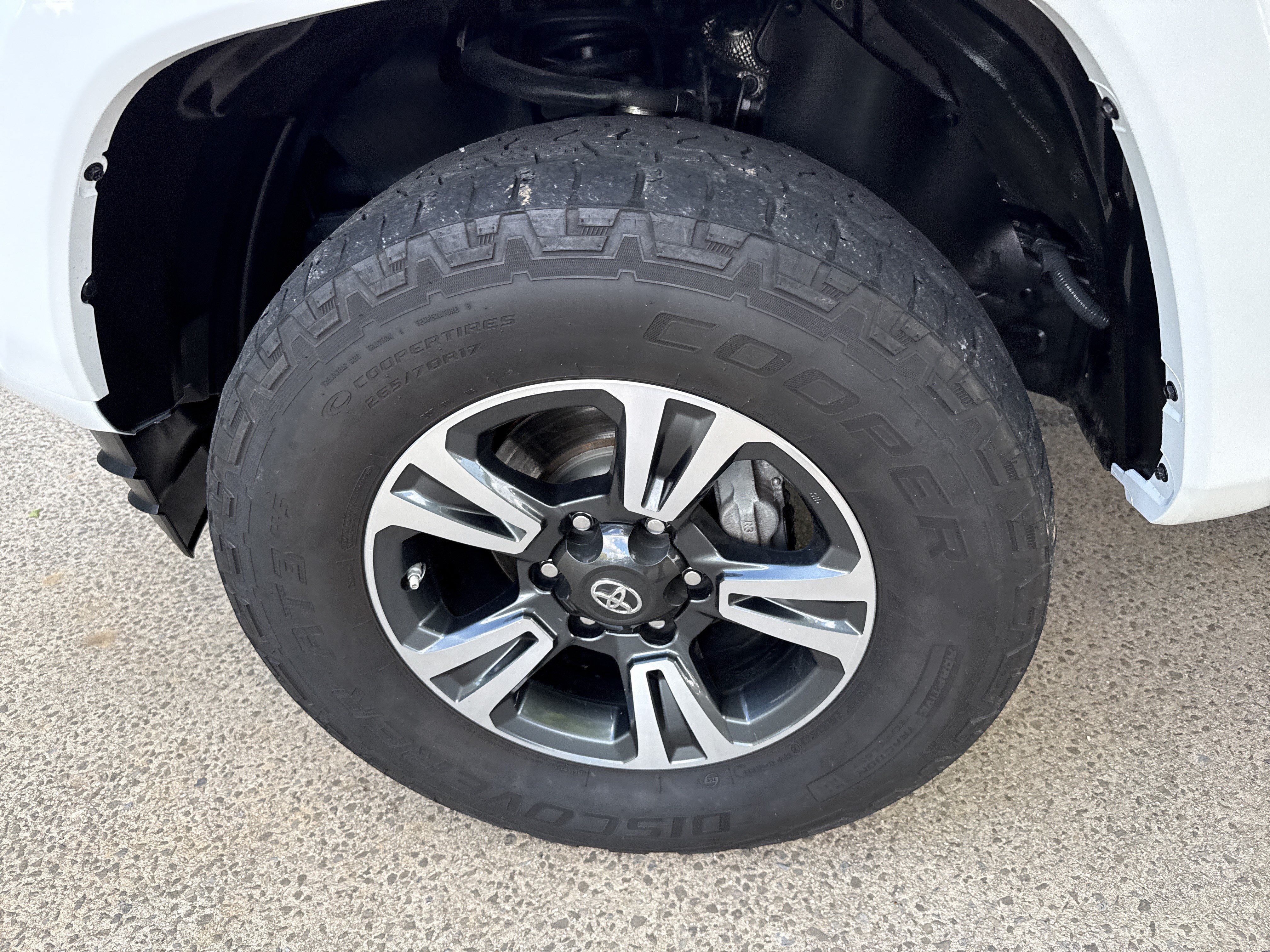 Used 2017 Super White Toyota TRD Sport image 11