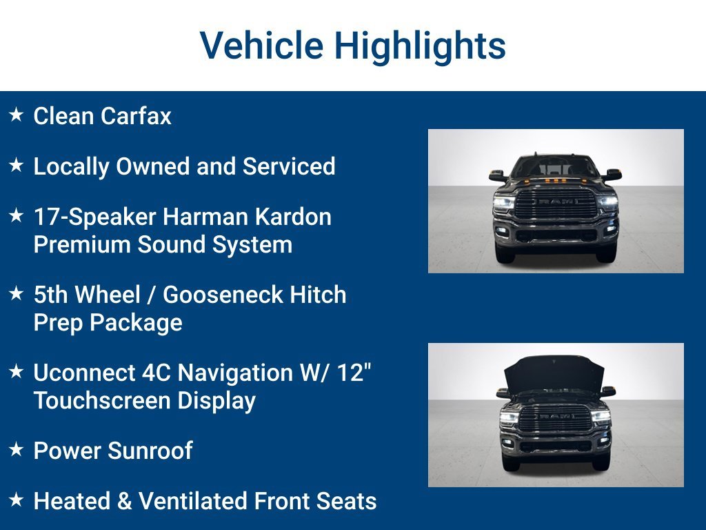 Used 2019 Diamond Black Ram Laramie image 3