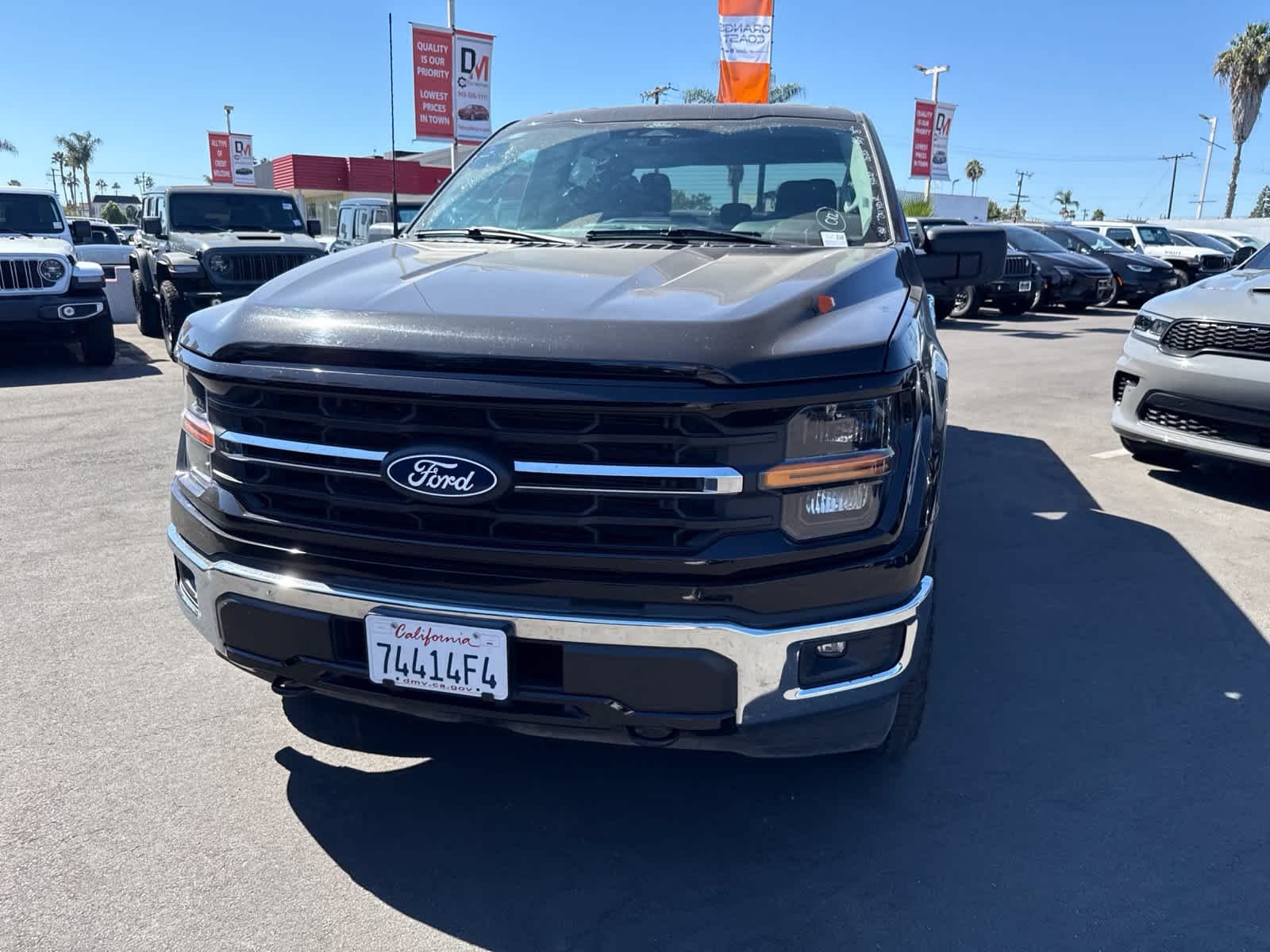 Used 2025 Agate Black Metallic Ford XLT image 2